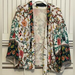 Zara Basics floral jacket